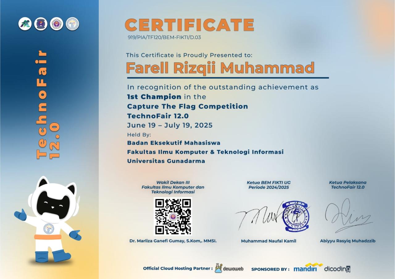 TechnoFair 12.0 - Capture The Flag